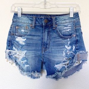 American Eagle Hi-Rise Festival sequin pockets